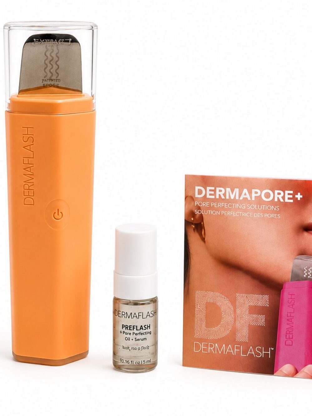 DERMAFLASH Dermapore Pore Extraction & Serum Infusion Device – Used Once